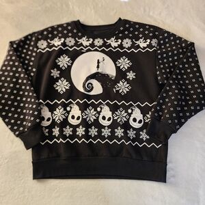 Disney's Tim Burton's The Nightmare Before Christmas Junior's Sweatshirt Size M